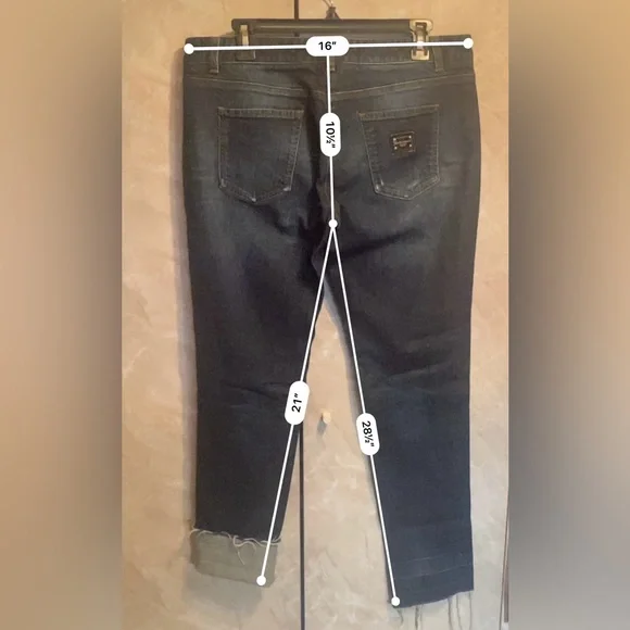 Dolce & Gabbana Dark Blue Women's Jeans - Picture 4 of 11